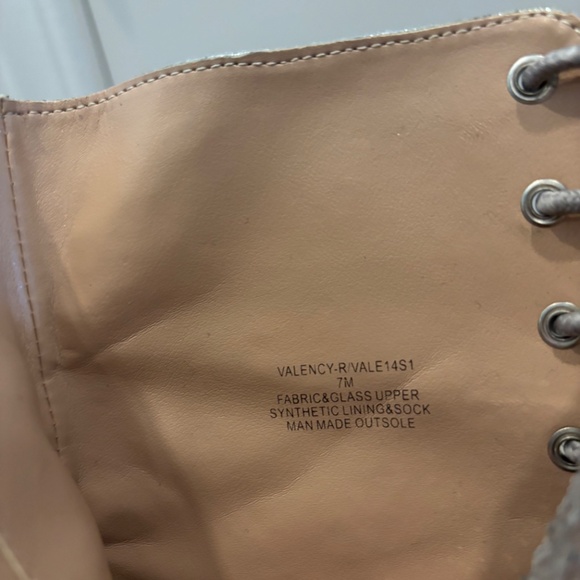 Steve Madden Valency R Rhinestone Lace Up Booties - Picture 6 of 6